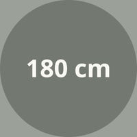 Sengegavle 180 cm