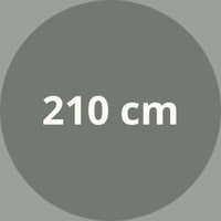 Sengegavle 210 cm