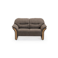 Aarø 2-personers sofa fra Hjort Knudsen i Bloq stof i farven 3462 Brown