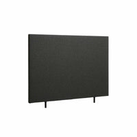 Flygel sengegavl i 160 cm med stof i antracit farve.